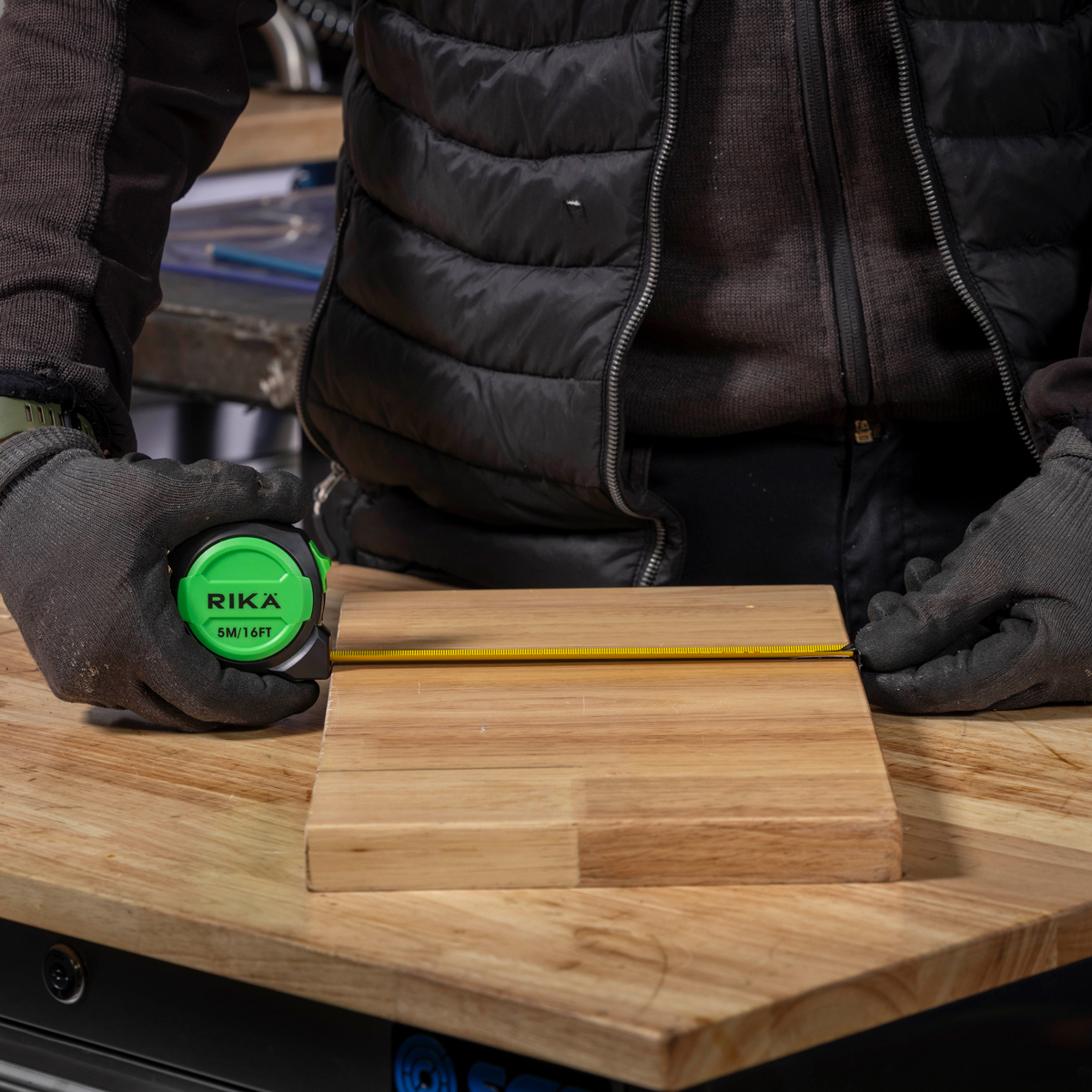 Rikä 5m Triple Lock Tape Measure | High Impact Rubberised Case